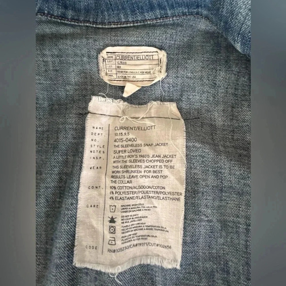 CURRENT/ELLIOT Sleeveless Super Loved Snap Vest - Picture 5 of 11